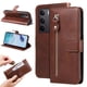 thumbnail image 1 of Funda con Cremallera para Realme 14X 5G, Carcasa Cartera de Cuero PU con Soporte y Tarjetero, 1 of 5
