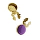 thumbnail image 2 of 2x Gemelos de Metal para Hombre, Decoraciones para Trajes, Camisas de , Decoración , 17,5 Mm de Diámetro, Cubiertas de Botones Clásicas P , Violeta, 2 of 5