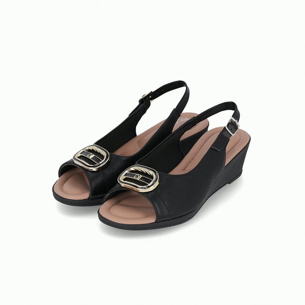 Sandalia Mujer Negro Carla Piccadilly