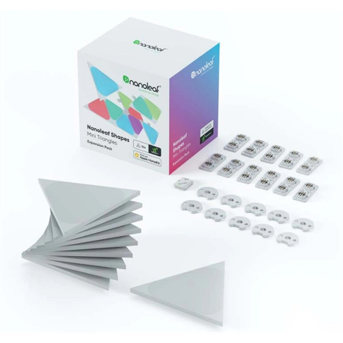 Paneles Led Nanoleaf Shapes Triangles Mini Pack 10 Unidades