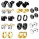 thumbnail image 1 of 24pcs Men's Punk Earrings: Creative & Trendy Stainless Steel Jewelry Set, 1 of 5