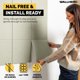 thumbnail image 2 of Tablero de pines WallHero 150 cm x 91 cm – Juego de 15 – Verde salvia, 2 of 6