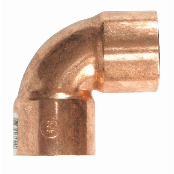Codo Nibco Mueller Streamline Copper de 90 grados, 1,5 cm