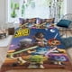 thumbnail image 2 of Aventuras Jedi Jóvenes Conjunto de sábanas temático, trío de piezas, cómodo y amigable con la piel, diseño único, regalo de decoración para el hogar para familiares, amigos y fans, 90 cm * 190 cm, 2 of 6