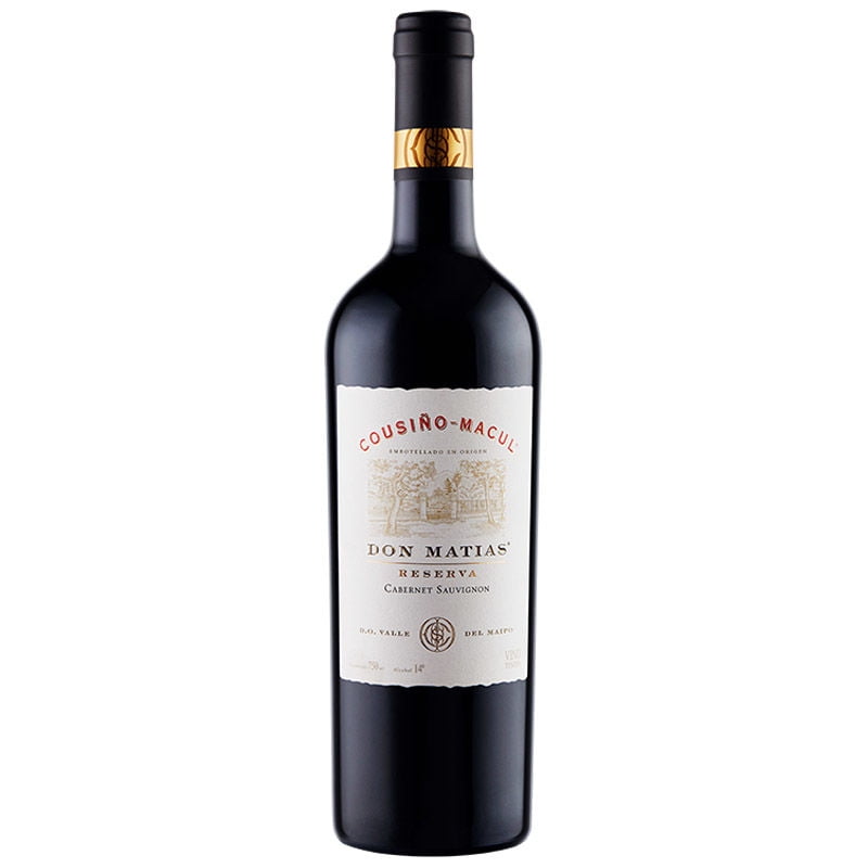 Vino Tinto Cabernet Sauvignon 14° Botella 750 ml Don Matias