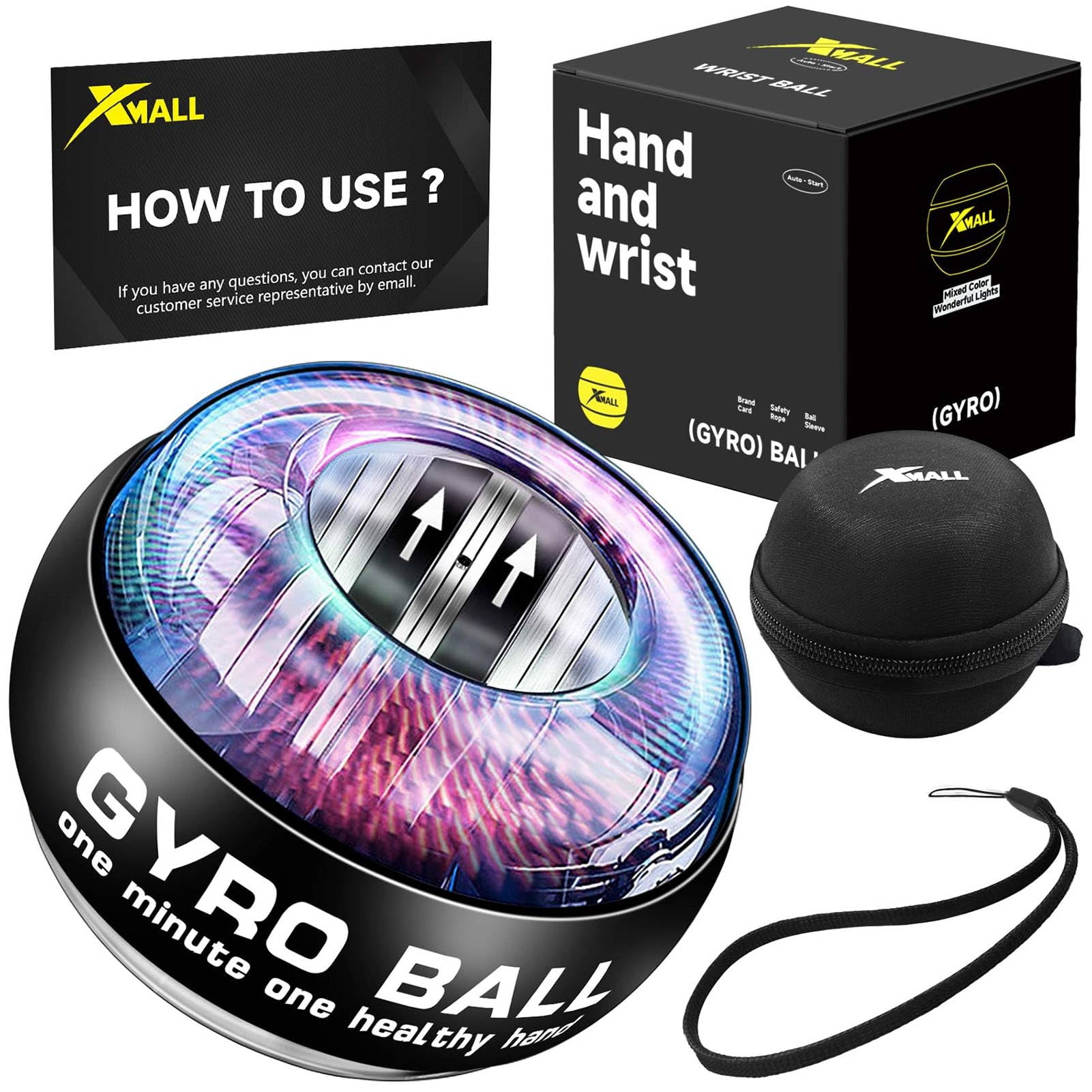 Ejercitador De Mano Torque Ball Xmall Grip, Entrenador De Fuerza