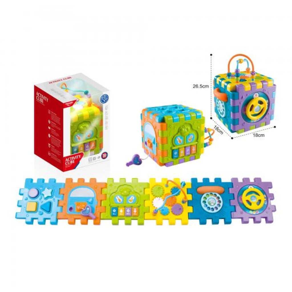 Lapequeteria - Cubo Didáctico Bebé 24 Actividades