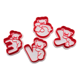 thumbnail image 1 of Cortador y estampador de galletas Oso LOVE (pack 4 un), 1 of 3