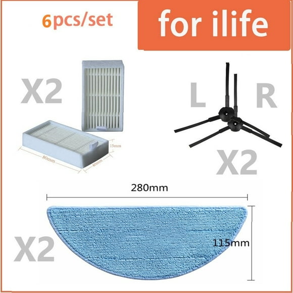 Rep Para Ilife Mod V50 V55 V5 V5s V3 V3s V5pro 6u