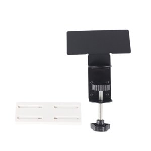 Magideal - Soporte Para Regleta De Enchufes, Montaje En Escritorio, Abrazadera Para Regleta, Soporte Ajustable Extraíble, Gestión Práctica De Cables Para Escrito Negro