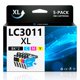 thumbnail image 1 of Cartuchos de tinta FADFAWN LC3011XL, repuesto, paquete de 5, 1 of 7