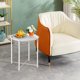 thumbnail image 3 of Mesa Plegable Redonda de Metal Impermeable VECELO 2 PCS Beige, 3 of 9