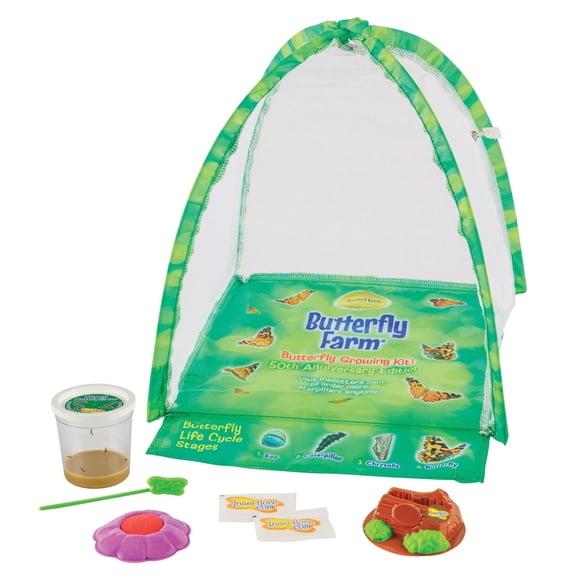Kit de mariposas Butterfly Farm Insect Lore con orugas vivas