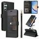 thumbnail image 1 of FOXDOCK Funda tipo Cartera para Samsung Galaxy A34 5G – Cubierta de Cuero PU con Múltiples Ranuras, Bolsillo para Efectivo y Correa de Muñeca, 1 of 6