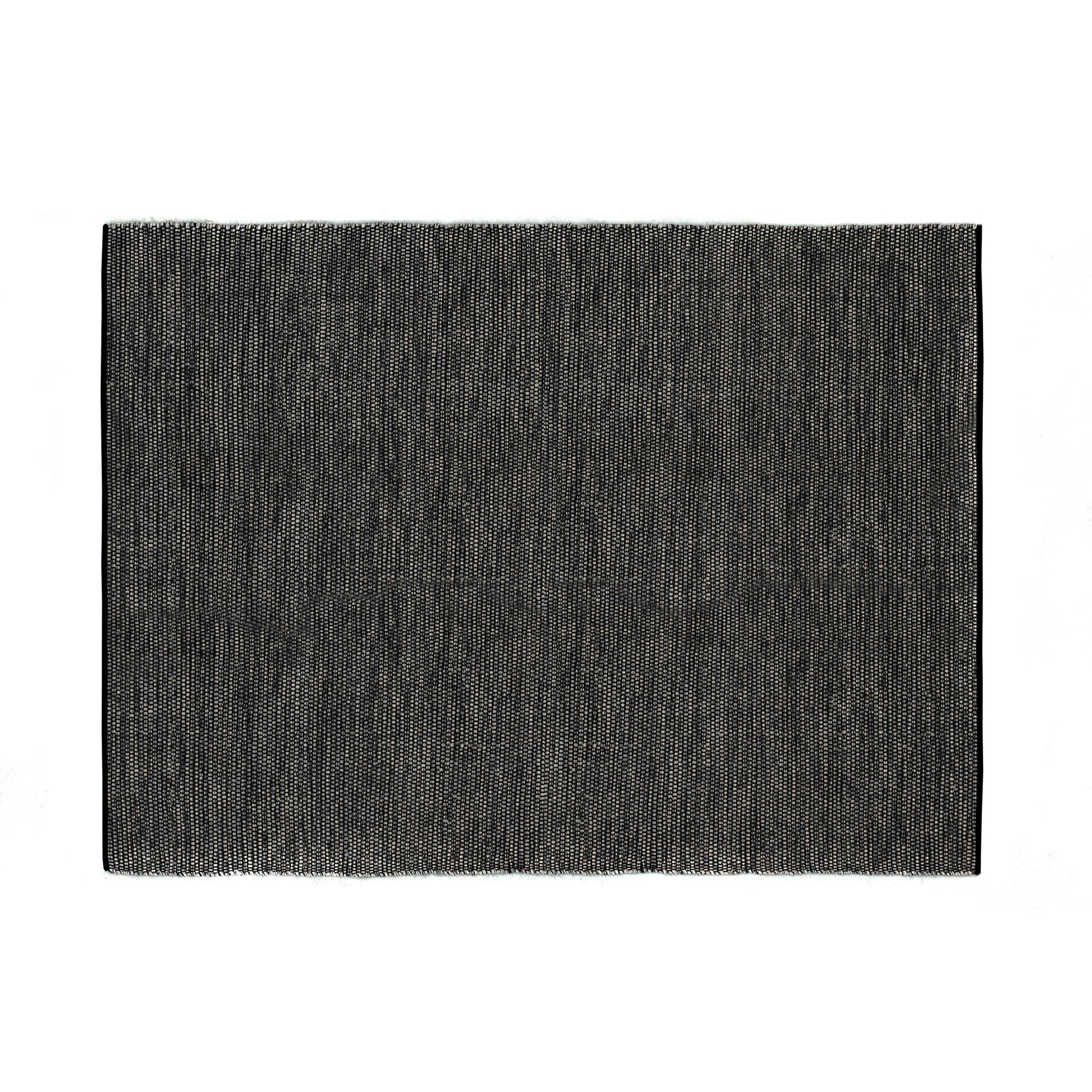 Decoghar - Alfombra Mushroom Grande Gris Entramado Negro