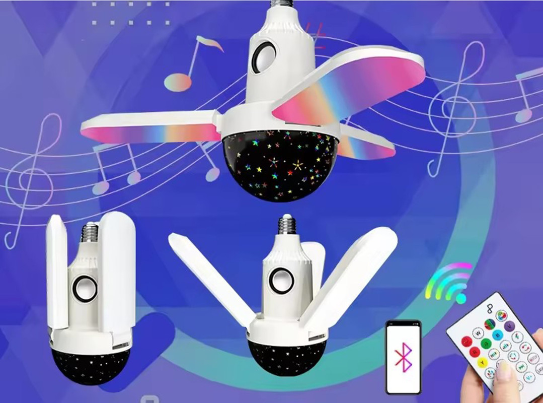 Genérico - Lámpara Techo Led Musica Inalámbrica Luz Nocturna Rgb Lau