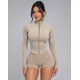 thumbnail image 5 of Chaqueta Deportiva Slim Fit Mujer Corte Crop Cierre Dorado, 5 of 6