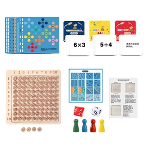 Bothyi - Tablero De Multiplicación Montessori, Juguetes De Matemáticas Multiusos, Actualización Para Niños