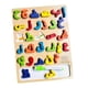 thumbnail image 2 of Juego De Rompecabezas De Madera Tablero De Rompecabezas De Alfabeto árabe Colorido Para Niños Pequeños C, 2 of 5
