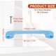 thumbnail image 2 of Uxcell 10 Paquete de Manijas de Puerta Cuadradas, 5" Tirador de Cajón Colorido de Plástico ABS Accesorio de Mueble para Armario de Hogar, Zapatero, Cocina, Alacena, Azul, 2 of 6