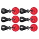 thumbnail image 3 of 6 Piezas Correas De Soporte Para Paleta De Kayak Durable Kayak Remo Snap Clip Hebilla Fija Rojo, 3 of 5