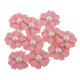 thumbnail image 5 of 10 Uds. Botón De Flor De Diamantes De Imitación De Perlas Adornos Planos De Cristal Decoración Rosa + Perla, 5 of 5