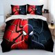 thumbnail image 1 of Spiderman Bedding Set Bed Cover Universal, Irons Mans Children Bed Linen,Cartoon Anime Bed Linen,Duvet Cover and Pillowcas Bed Sheets, 1 of 5