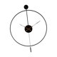 thumbnail image 2 of Reloj De Pared Precisa Decoración Del Hogar Creativo Reloj Para Oficina Cafetería Dormitorio 50cm Negro, 2 of 5