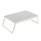 thumbnail image 4 of Mesa plegable para acampar, escritorio plegable portátil, escritorio exterior multifuncional de aleación de aluminio para acampar en el patio trasero, Plata, 4 of 5