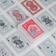 thumbnail image 2 of Juego de cartas para bicicleta, impermeable, de plástico rojo transparente, 2 of 7