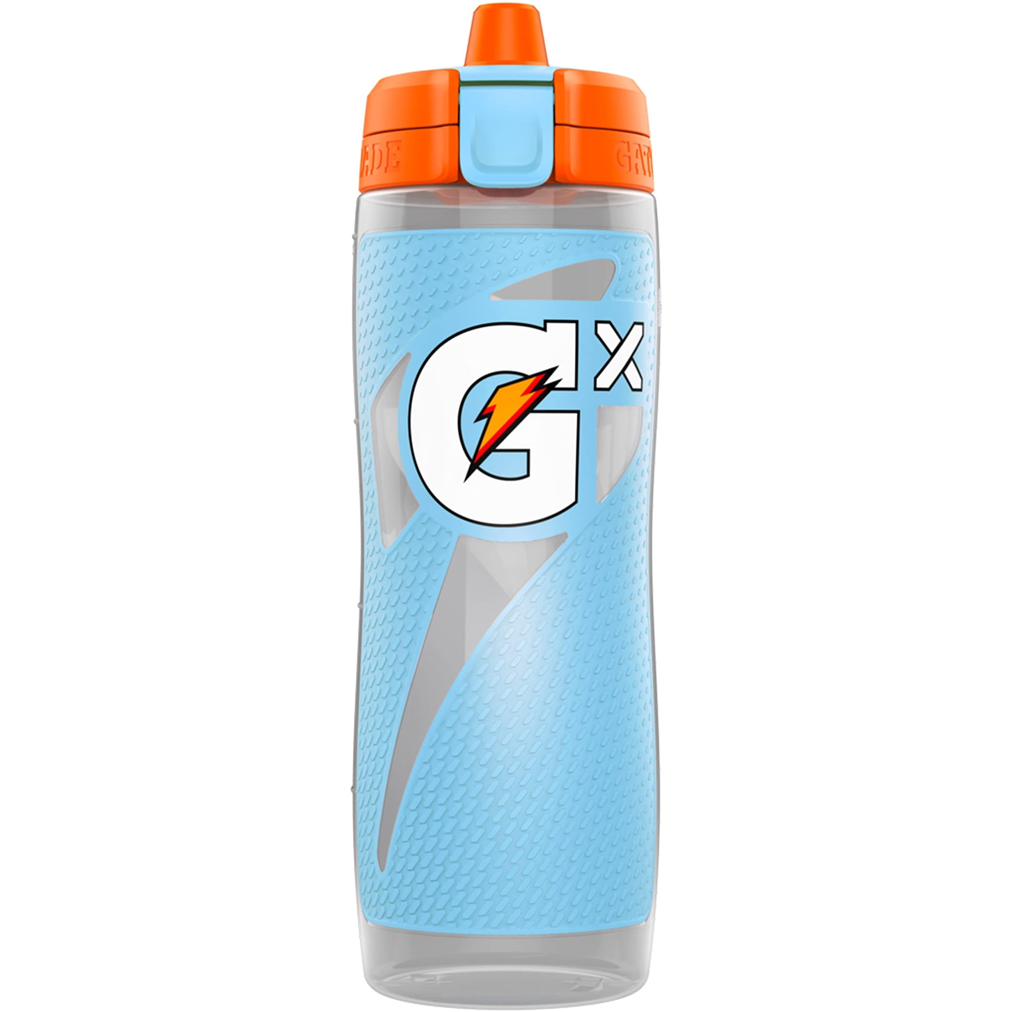 Botella Squeeze Gatorade Gx Azul Claro, 900 Ml, Recargable