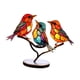thumbnail image 4 of Adorno De Escritorio De Pájaros Escultura De Pájaros De Metal Para Mesa De Comedor De Oficina 16 Cm X 17,5 Cm X 8 Cm, 4 of 5