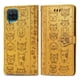 thumbnail image 1 of Funda Cartera FOXDOCK para Samsung Galaxy A12 , Flip PU con Relieve de Gatos y Perros, Tarjetero y Soporte, 1 of 6