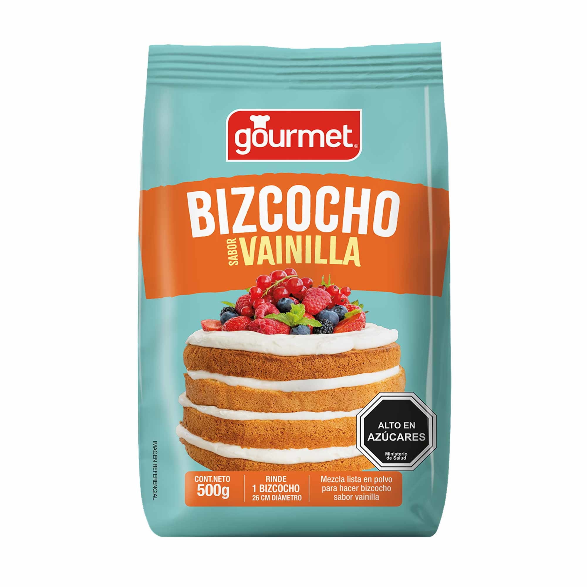 Premezcla Para Bizcocho Vainilla Bolsa 500 g Gourmet