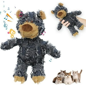 Veat00L - Oso Robusto Indestructible, Juguete Para Perros Ansiosos Indestructible, Juguetes Interactivos Para Perro, Juguete De Masticar Squeaky Robust Bear Para Perro Grande Y Cachorros