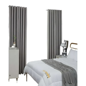 Genérico - Cortina Black Out 2 Paños Gris