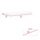thumbnail image 4 of Repisa Flotante Coruña 15x80x30 Cm Milan, 4 of 4
