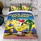 thumbnail image 4 of El Show de Quick Draw McGraw Conjunto de sábanas temático, trío de piezas, cómodo y amigable con la piel, diseño único, regalo de decoración para el hogar para familiares, amigos y fans,140cm *210cm, 4 of 6