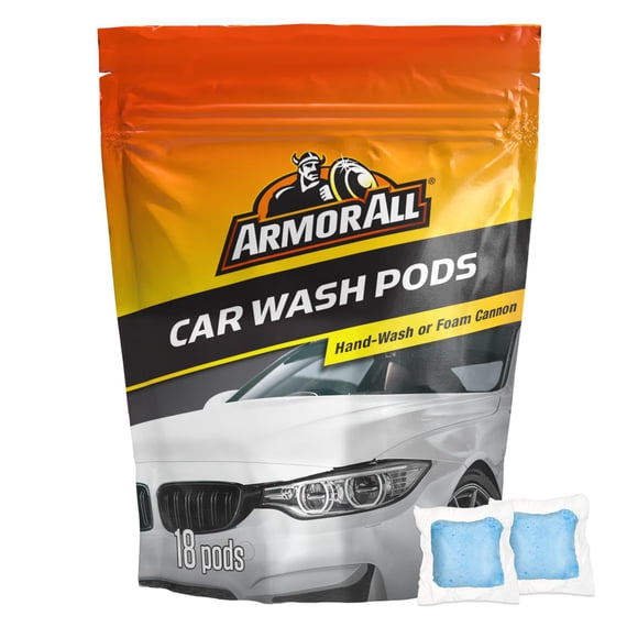 Fórmula premedida de 18 unidades de Car Wash Pods Armor All