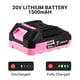 thumbnail image 3 of Set de Taladros Eléctricos Inalámbricos Dekopro 20 V Rosa, 3 of 3