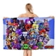 thumbnail image 1 of Brawl Stars Toalla de playa de secado rápido con diseño temático, regalo para mujeres y niñas, ideal para cumpleaños, fans, amantes de la música, uso en la playa o al aire libre, 78 × 180 cm, 1 of 6