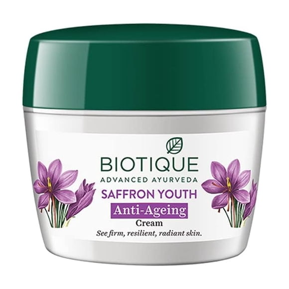 Crema hidratante Biotique Bio Saffron Youth Dew 175g