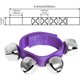 thumbnail image 3 of Pulseras con Cascabeles Augshy, 24 Unidades, 12 Colores Ajustables de Nylon, 3 of 3