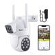 thumbnail image 1 of Cámara de seguridad Yeewise de doble lente WiFi 6 PTZ para exterior, 1 of 6