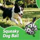 thumbnail image 5 of Pelota de fútbol para perros QDAN con cascabel y sonido chirriante, 5 of 9