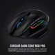 thumbnail image 2 of Ratón Corsair Dark Core RGB Pro inalámbrico 18000 DPI negro, 2 of 9
