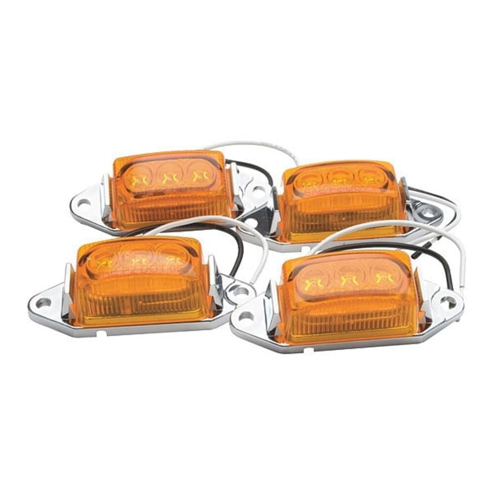Paquete De 4 Luces Led Roadpro Rp-1445a/4p De Perfil Bajo