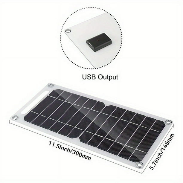 Stay Connected Anywhere with Our Solar Panel Portable Charger Kit - Fast Charging for Your Phone and Power Bank on the Go!
