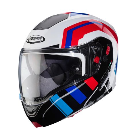 Casco Para Moto Caberg Horus X Road White/Black/Red/Blue L