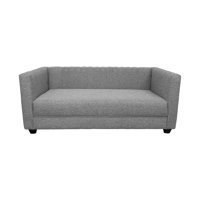 Induhome - Sofa Juanita 2 Cuerpos Chenille Gris